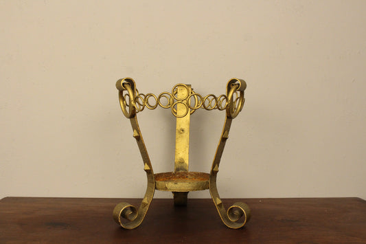 Gold Metal Planter Stand