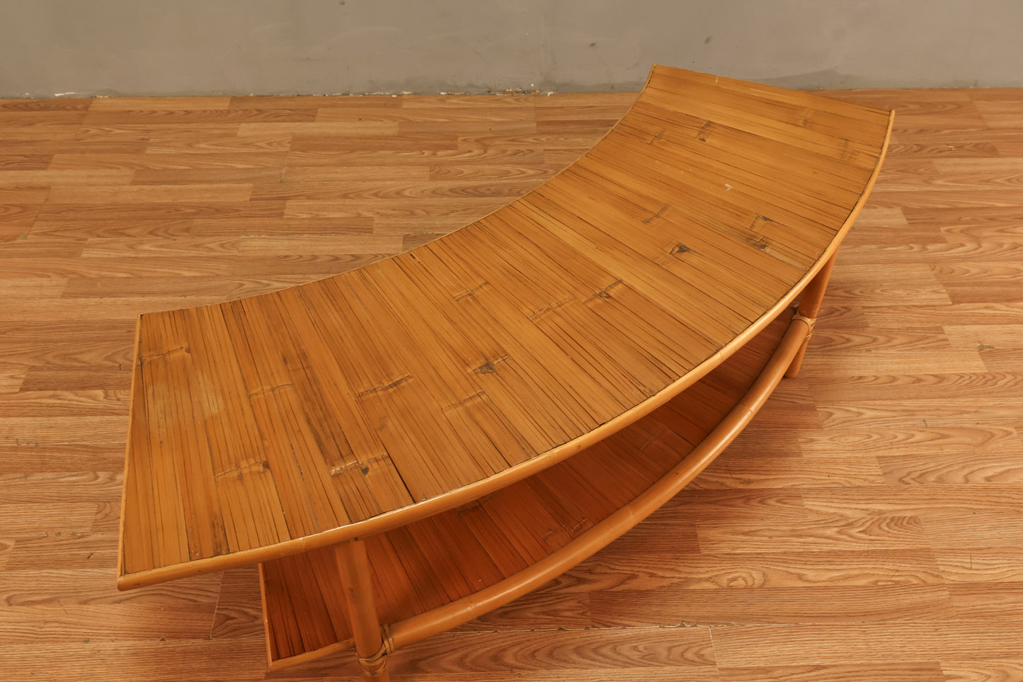 Ficks Reed Rattan Curve Coffee Table