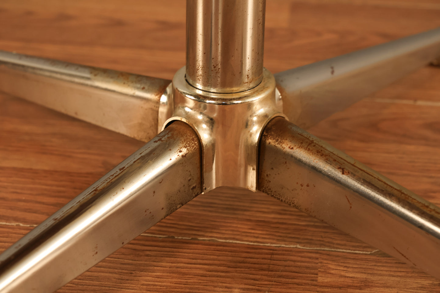 Compact Blonde Laminate Drop-Leaf Kitchen Table