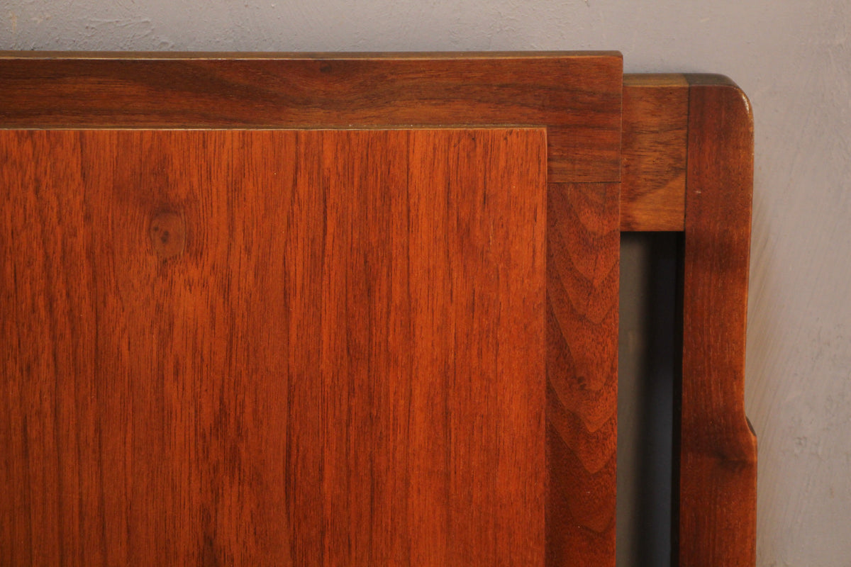 1960s Jack Cartwright for Founders Walnut Full Headboard