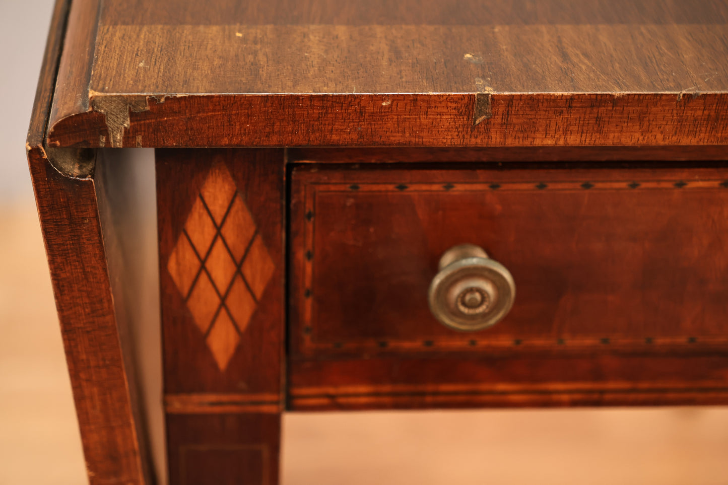 Art Deco Drop-Leaf Occasional Table - ONLINE ONLY