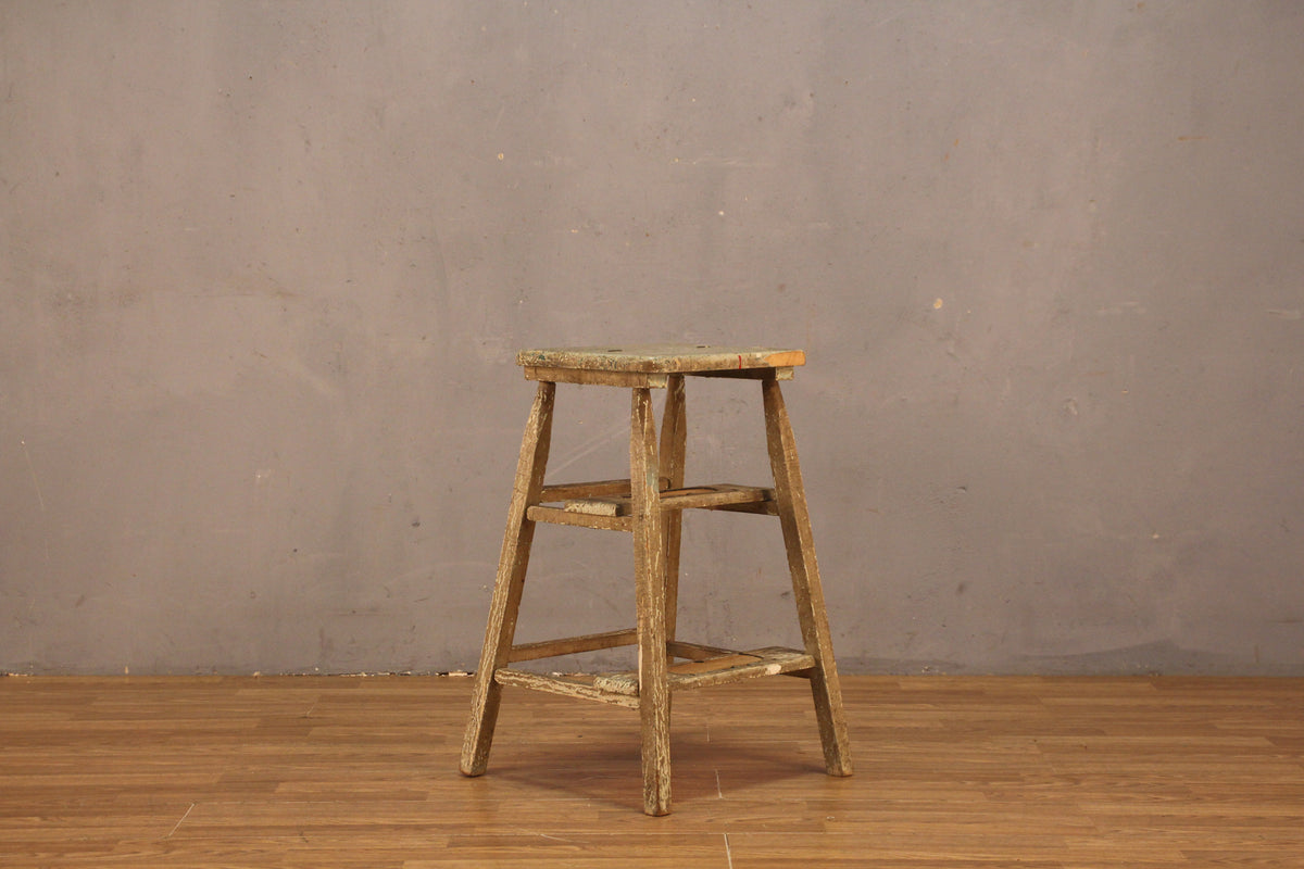 Rustic Flip-Top Stepladder