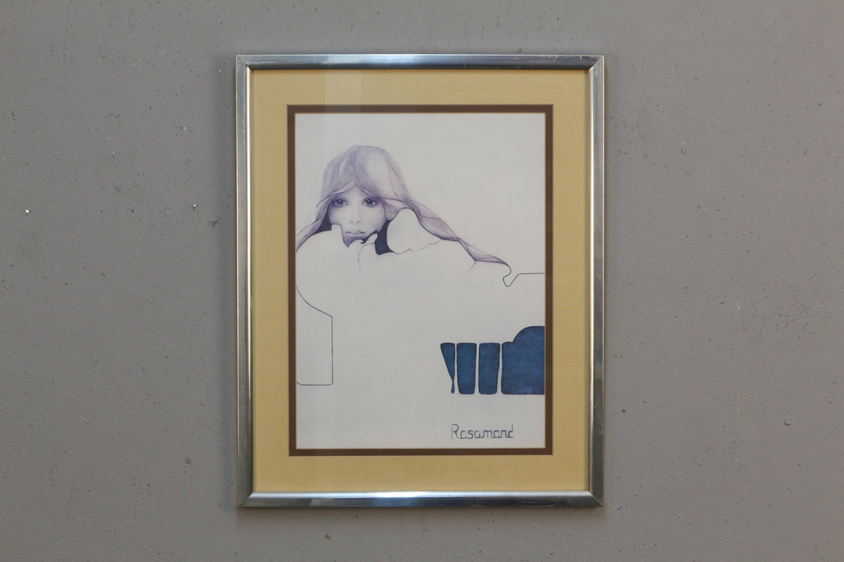 "Blue Ice" Christine Rosamond Lithograph