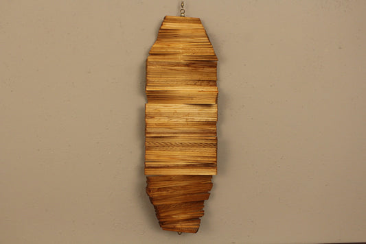Large Hanging Wood Spinner