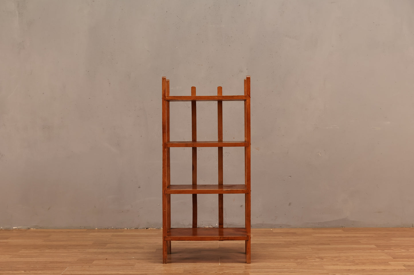 Rustic Mission-Style Small Bookshelf
