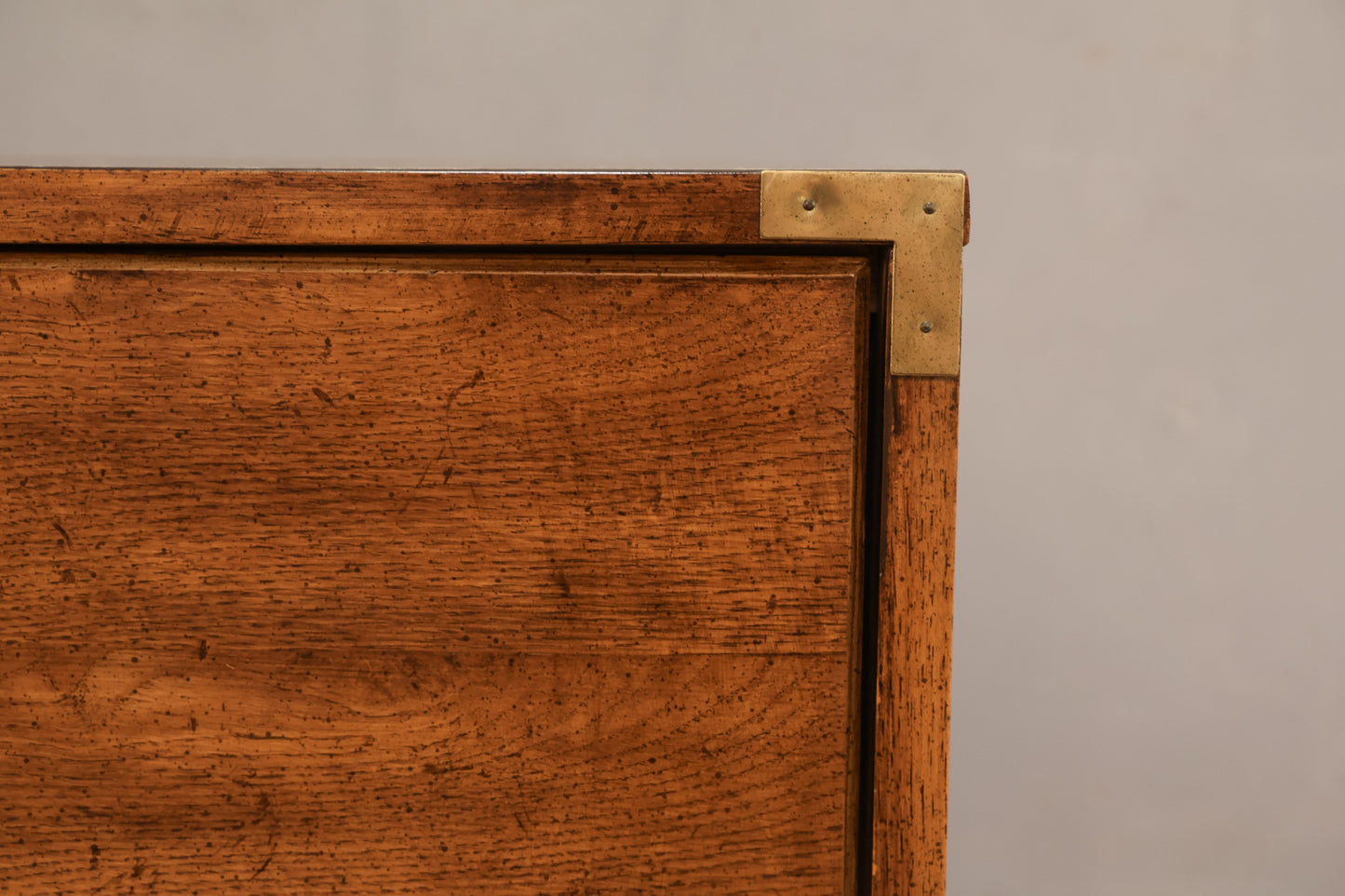 Campaign Speckled 3-Drawer Commode