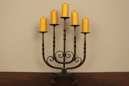 Wrought Iron Candelabra