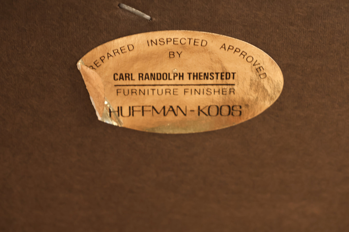 Campaign Speckled 3-Drawer Commode