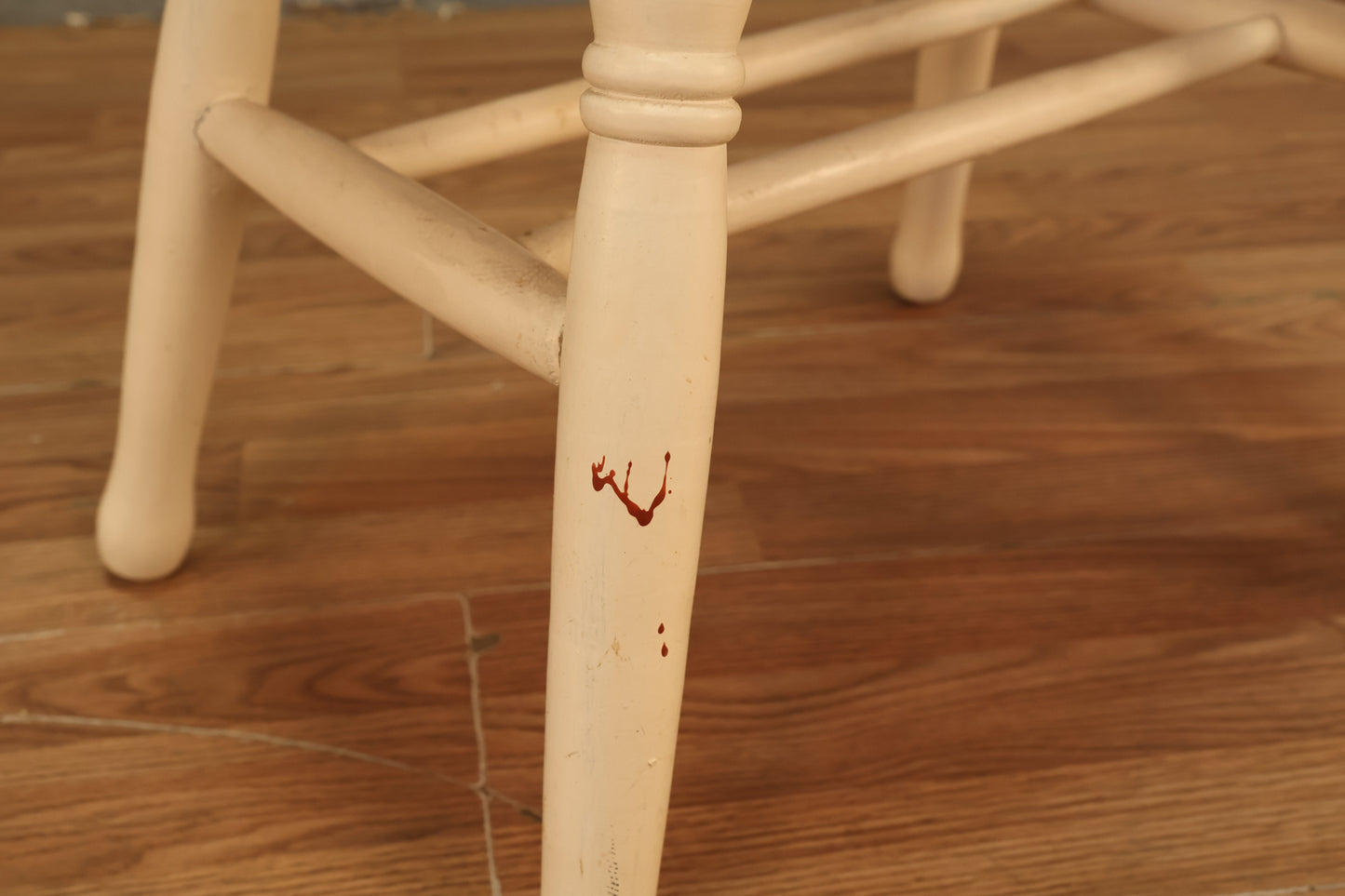 Farmhouse White Bean Footstool