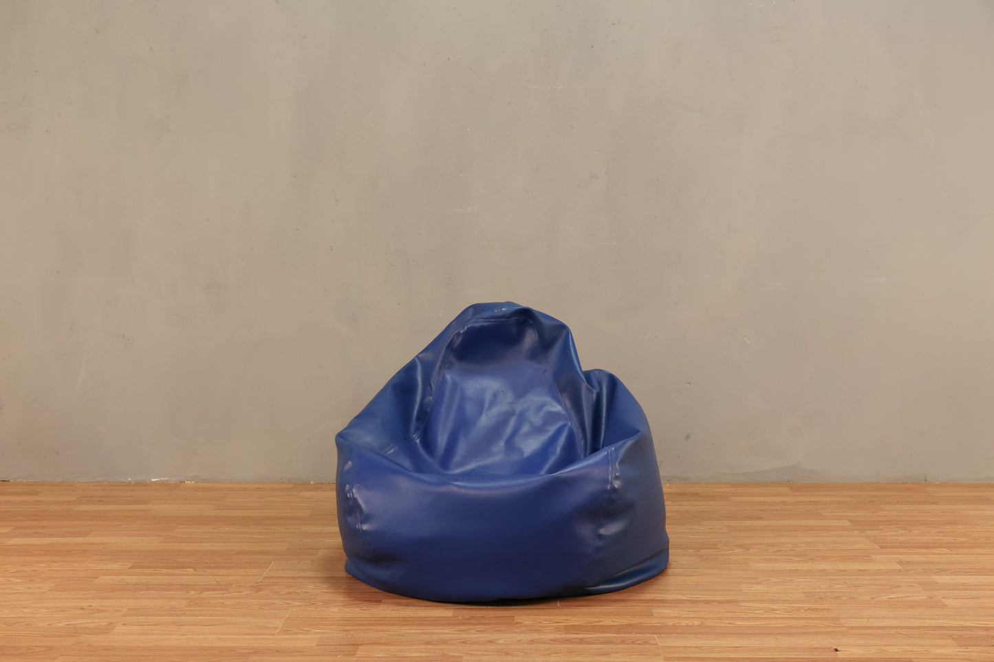 Cobalt Vinyl Bean Bag Chair