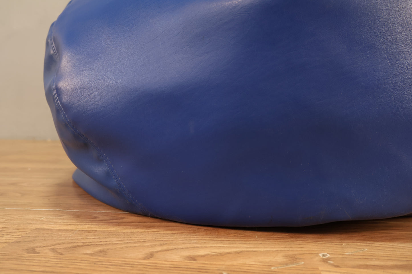 Cobalt Vinyl Bean Bag Chair