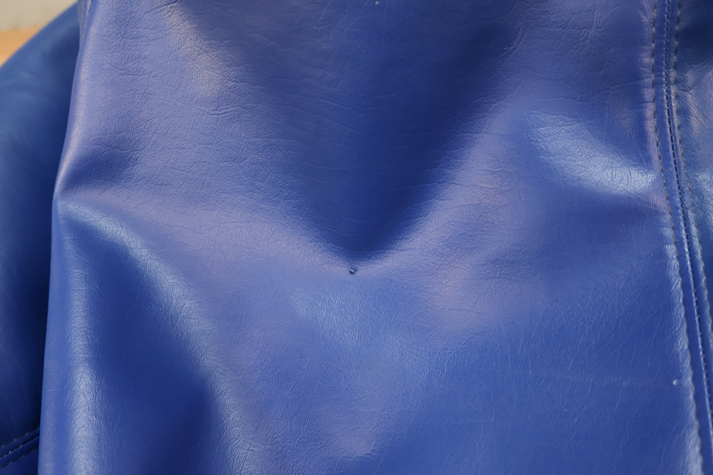 Cobalt Vinyl Bean Bag Chair
