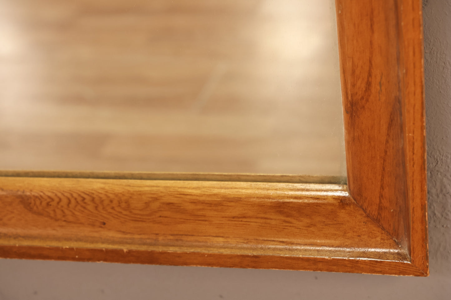 Large Walnut Full-Length Mirror - ONLINE ONLY