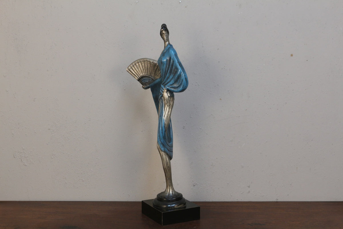 1980s Art Deco "Muse" Sculpture