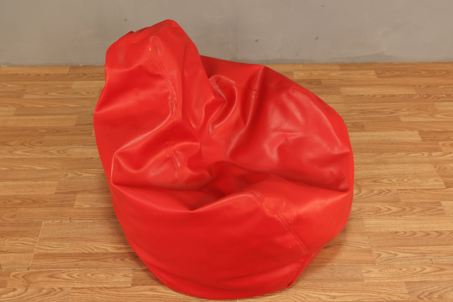 Cherry Vinyl Bean Bag Chair