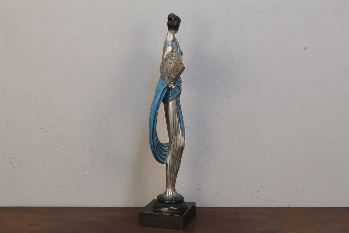 1980s Art Deco "Muse" Sculpture