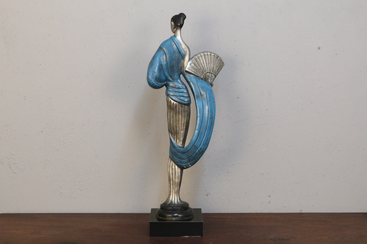 1980s Art Deco "Muse" Sculpture
