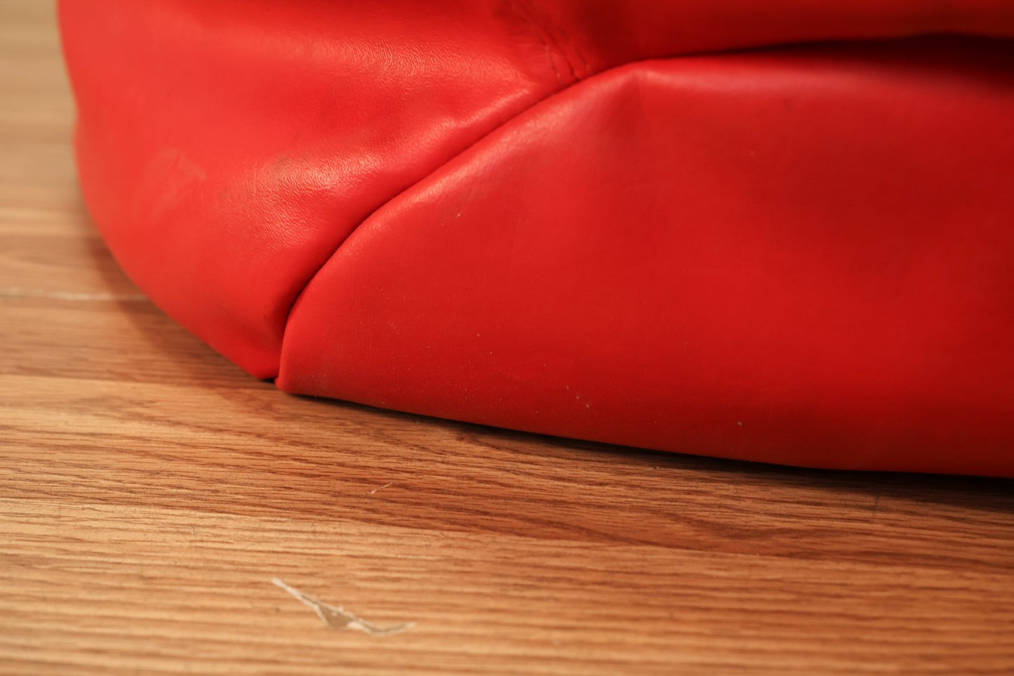 Cherry Vinyl Bean Bag Chair