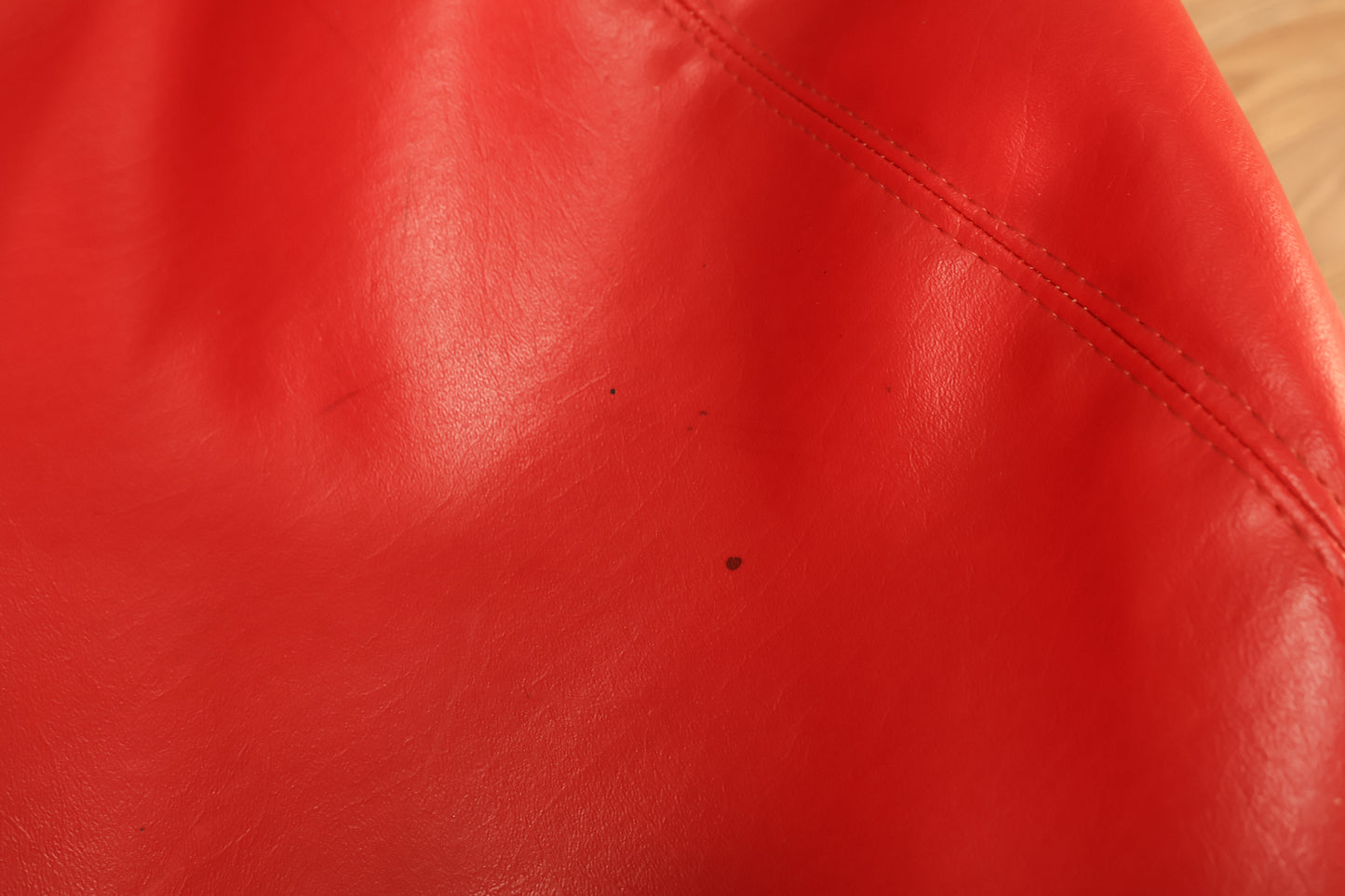 Cherry Vinyl Bean Bag Chair