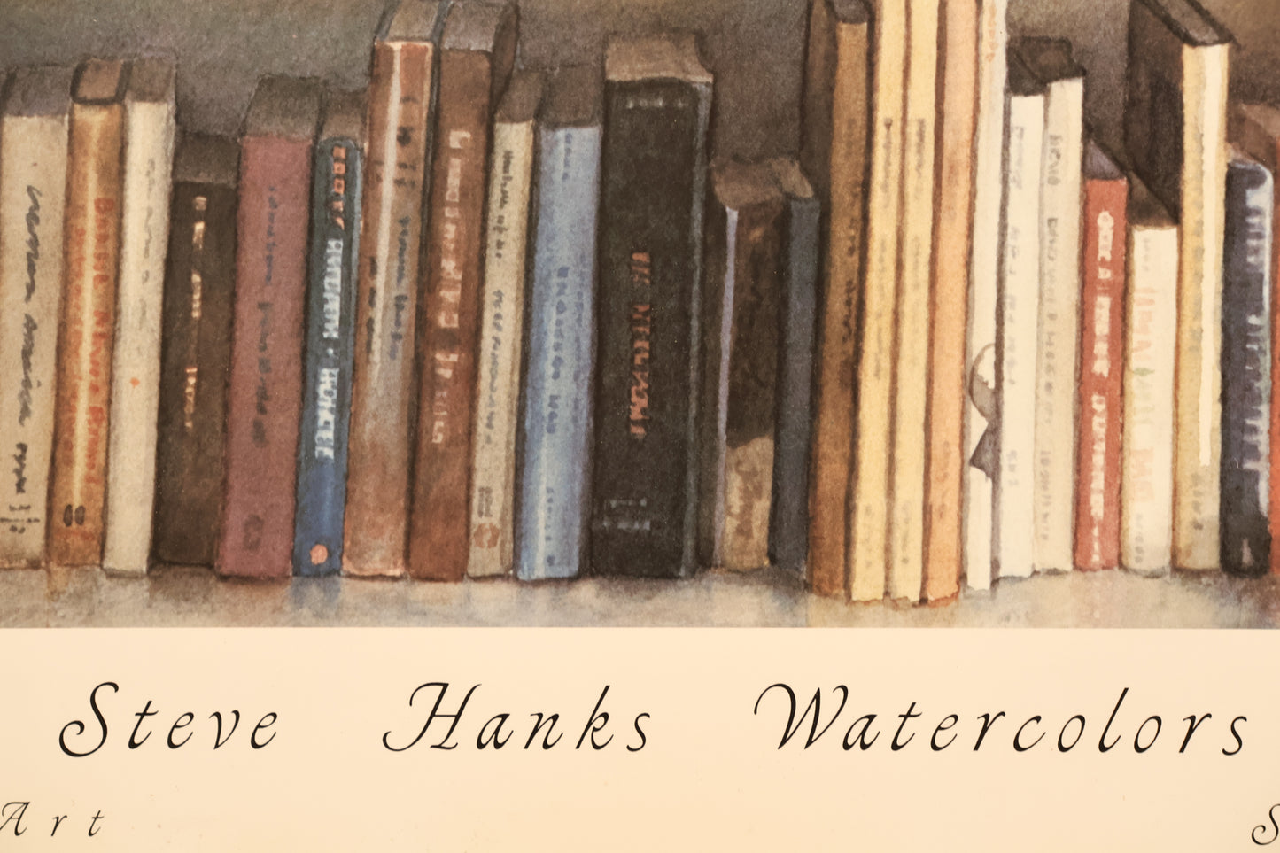 "Bookends" Steve Hanks Print