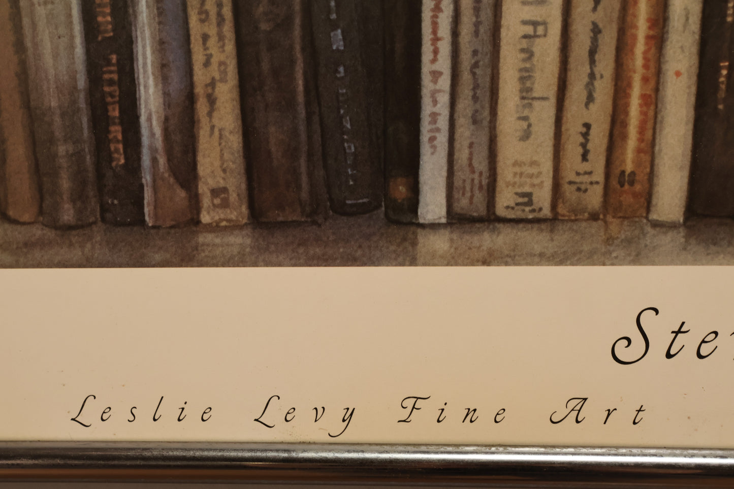 "Bookends" Steve Hanks Print