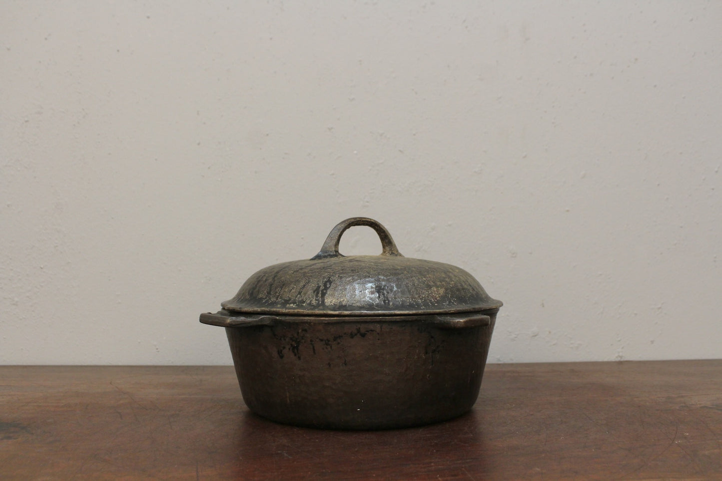 Rustic Cast Iron Pot