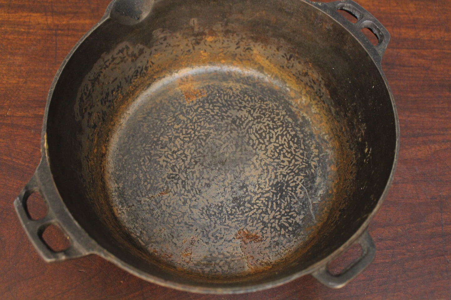 Rustic Cast Iron Pot