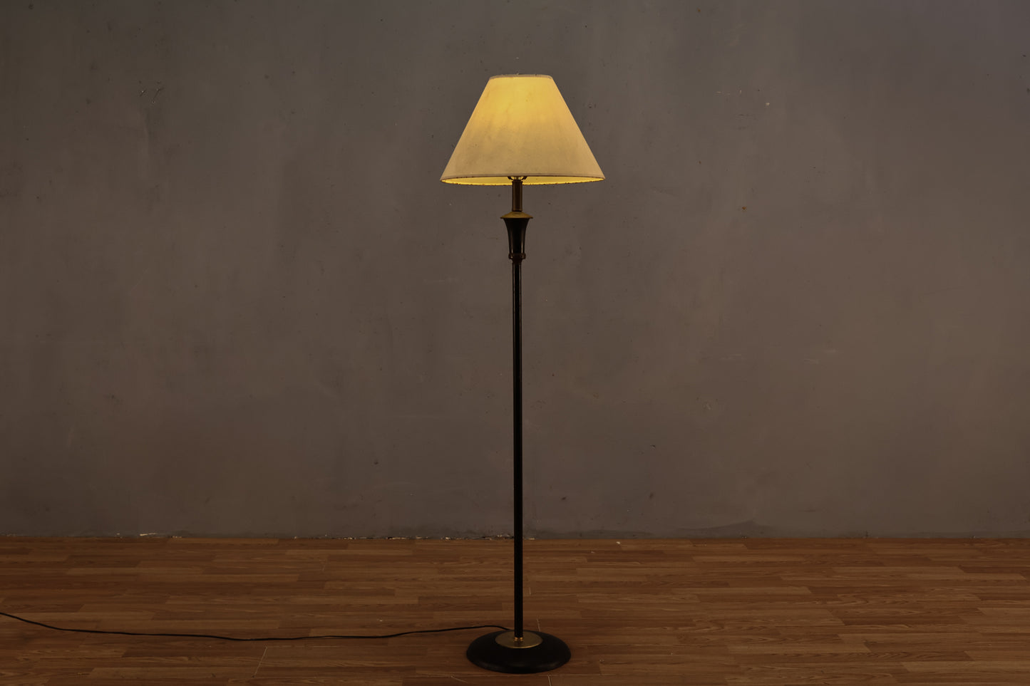 Classic Black & Gold Floor Lamp