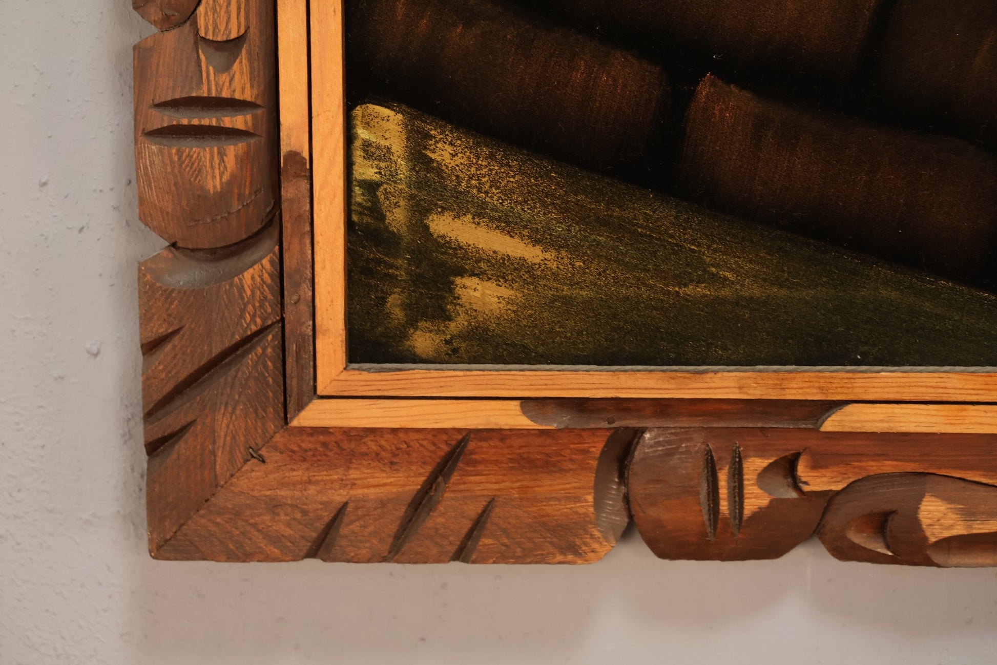 1970s "Verdant Villa" Velvet Painting