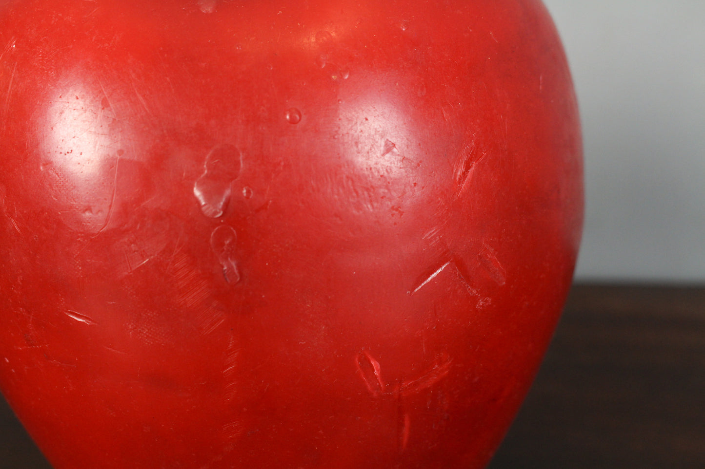 Large Decorative Apple Candle