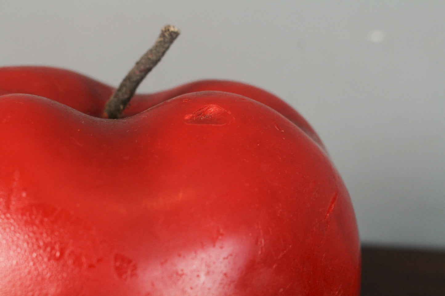 Large Decorative Apple Candle