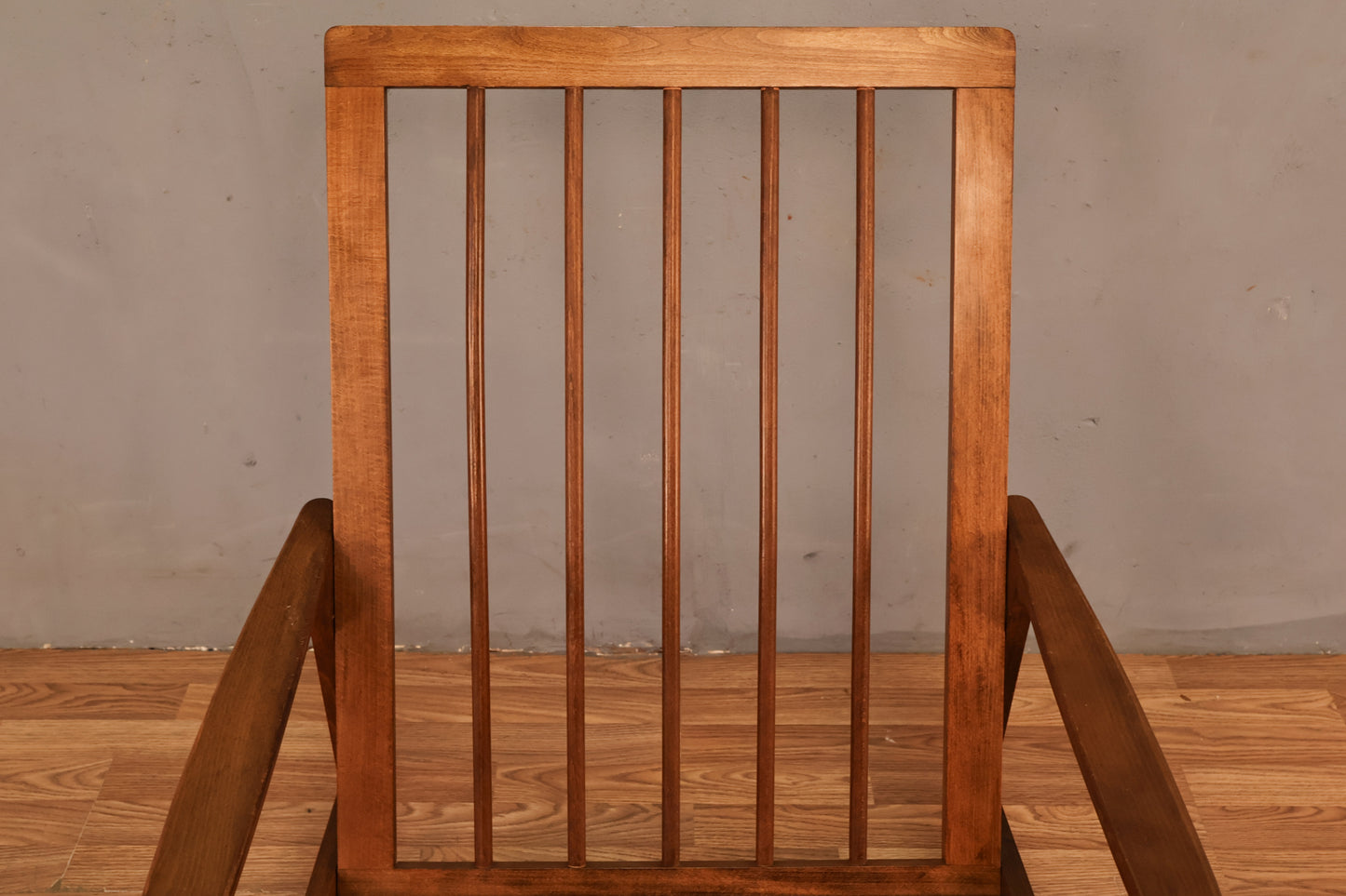 Mid Century Walnut Lounge Chair Frame - ONLINE ONLY