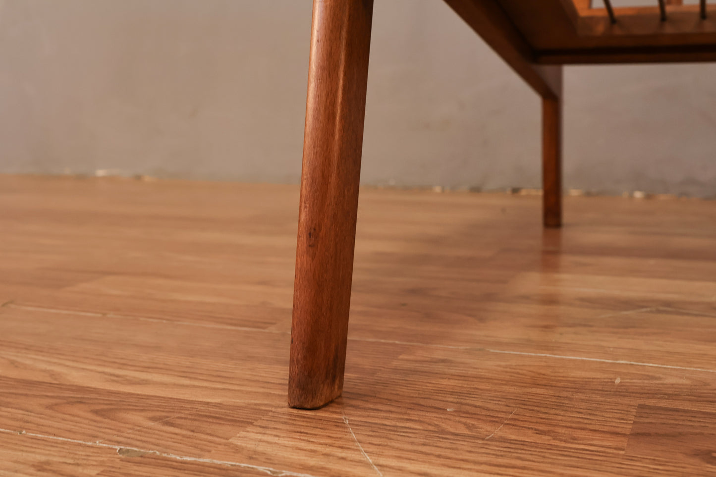 Mid Century Walnut Lounge Chair Frame - ONLINE ONLY