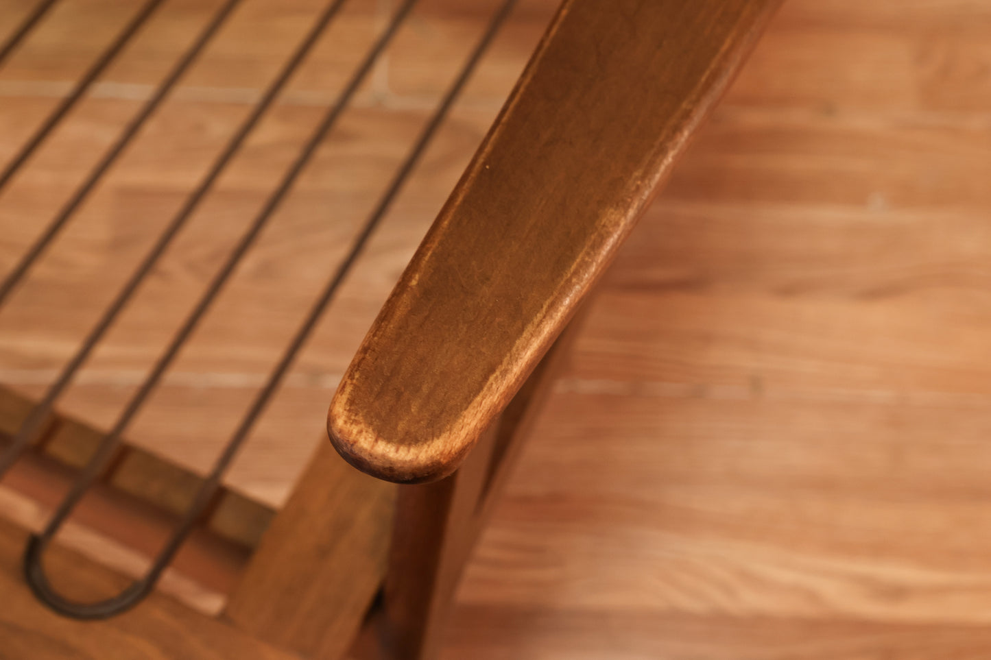 Mid Century Walnut Lounge Chair Frame - ONLINE ONLY