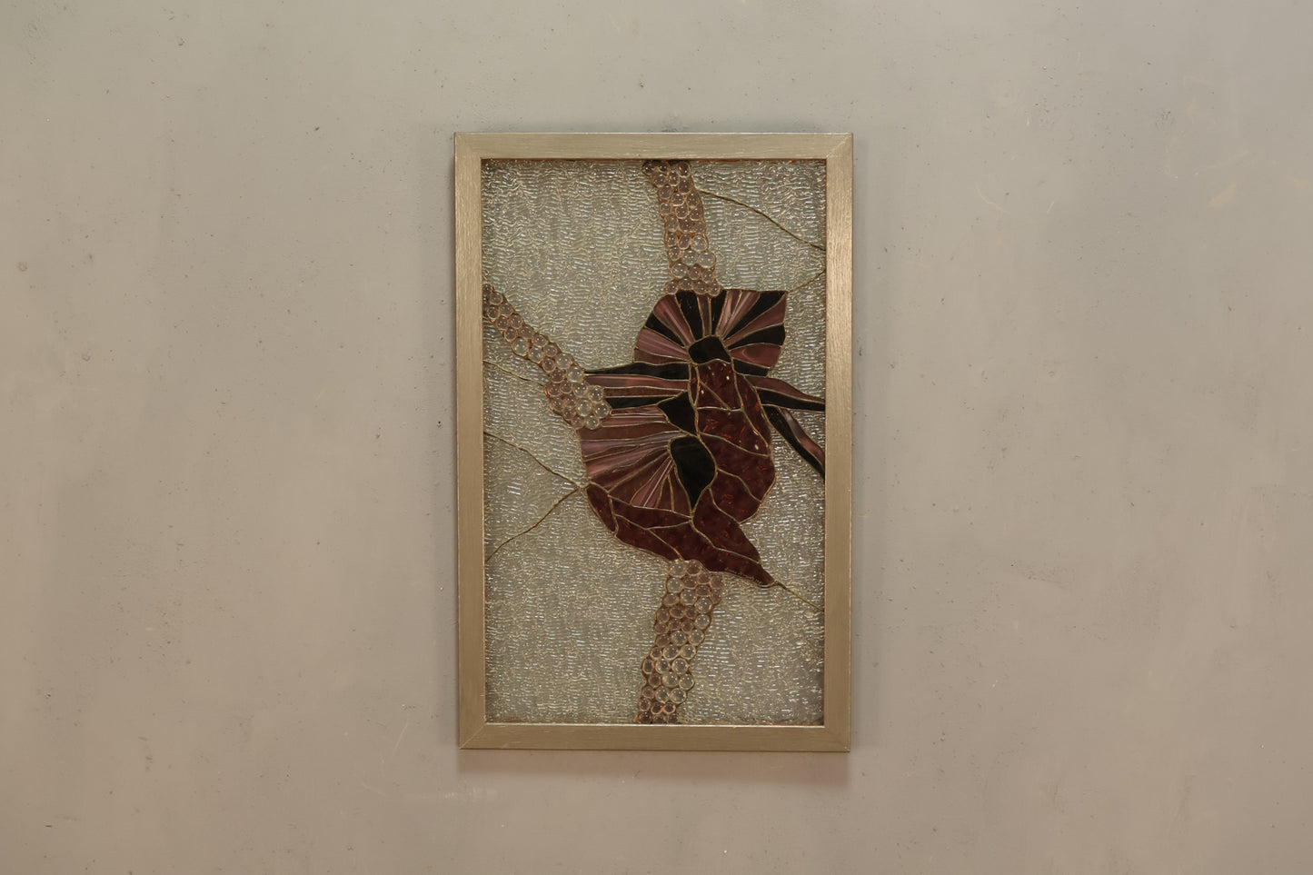 "Cabernet Calla Lily" Stained Glass Art