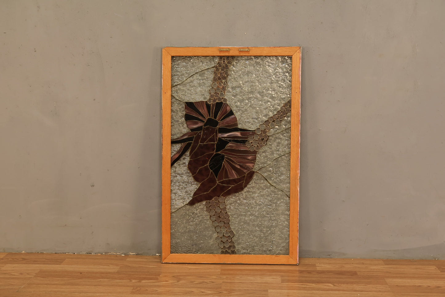 "Cabernet Calla Lily" Stained Glass Art
