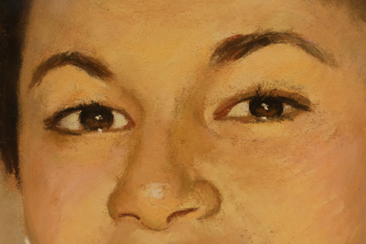 "Portrait of a Woman in Yellow" Painting