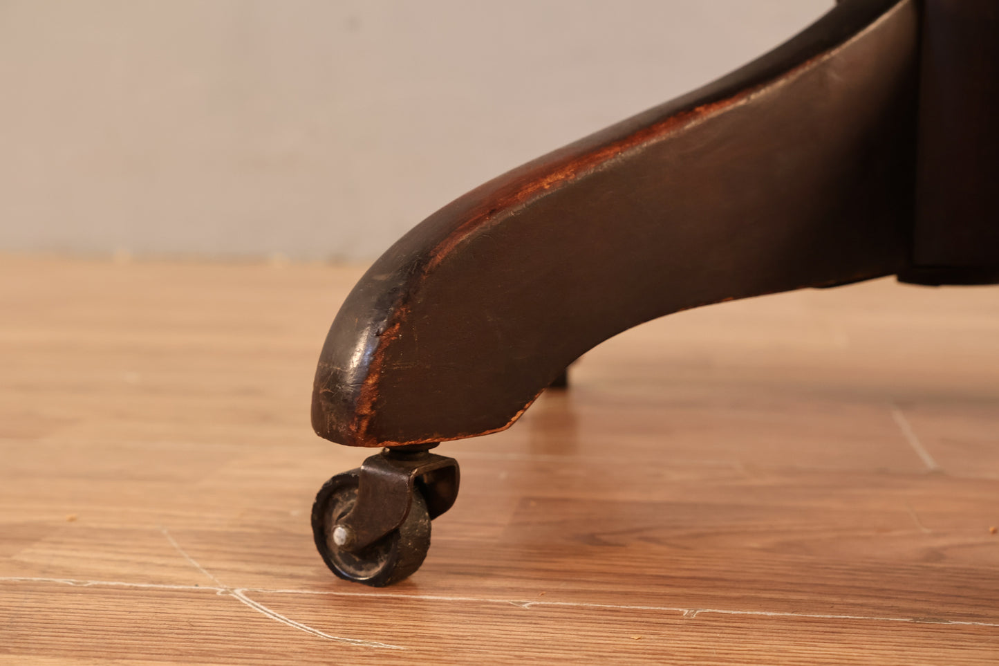 Dark Solid Maple Desk Chair