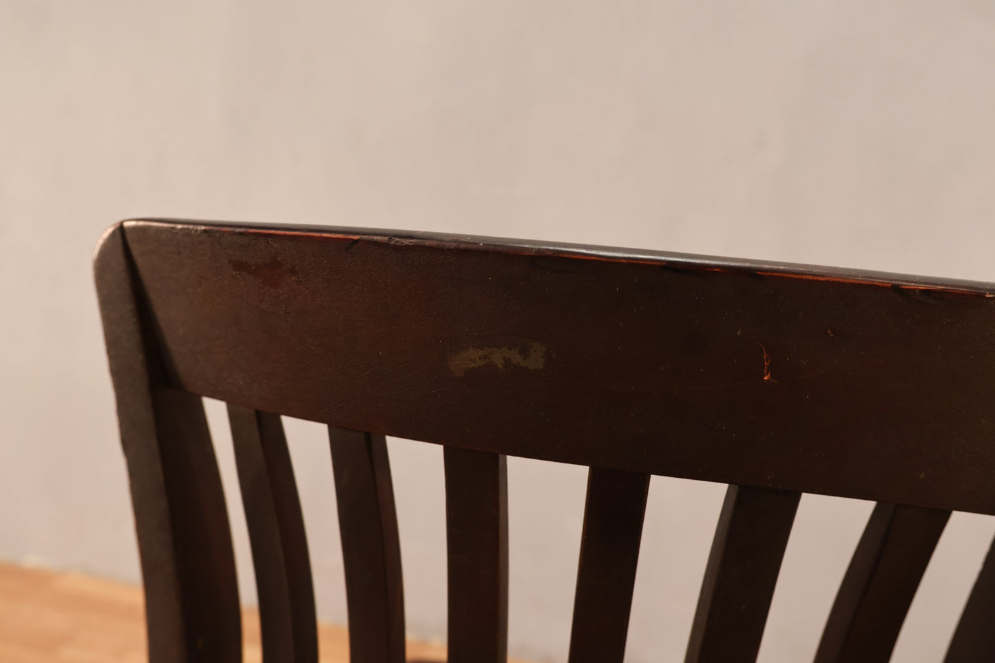 Dark Solid Maple Desk Chair