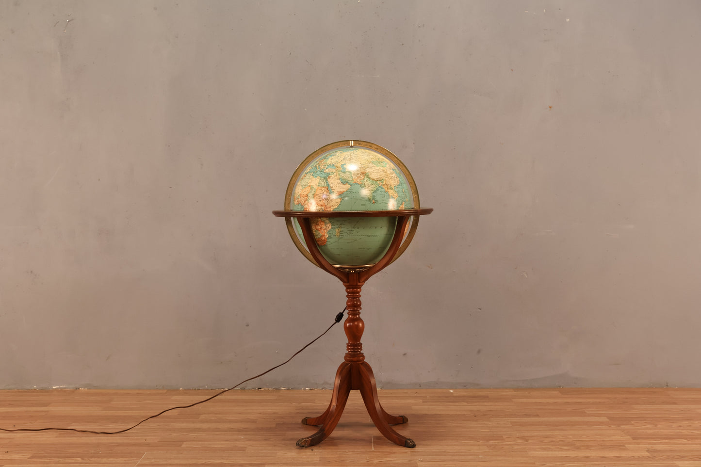 Rand McNally Illuminated Standing Globe