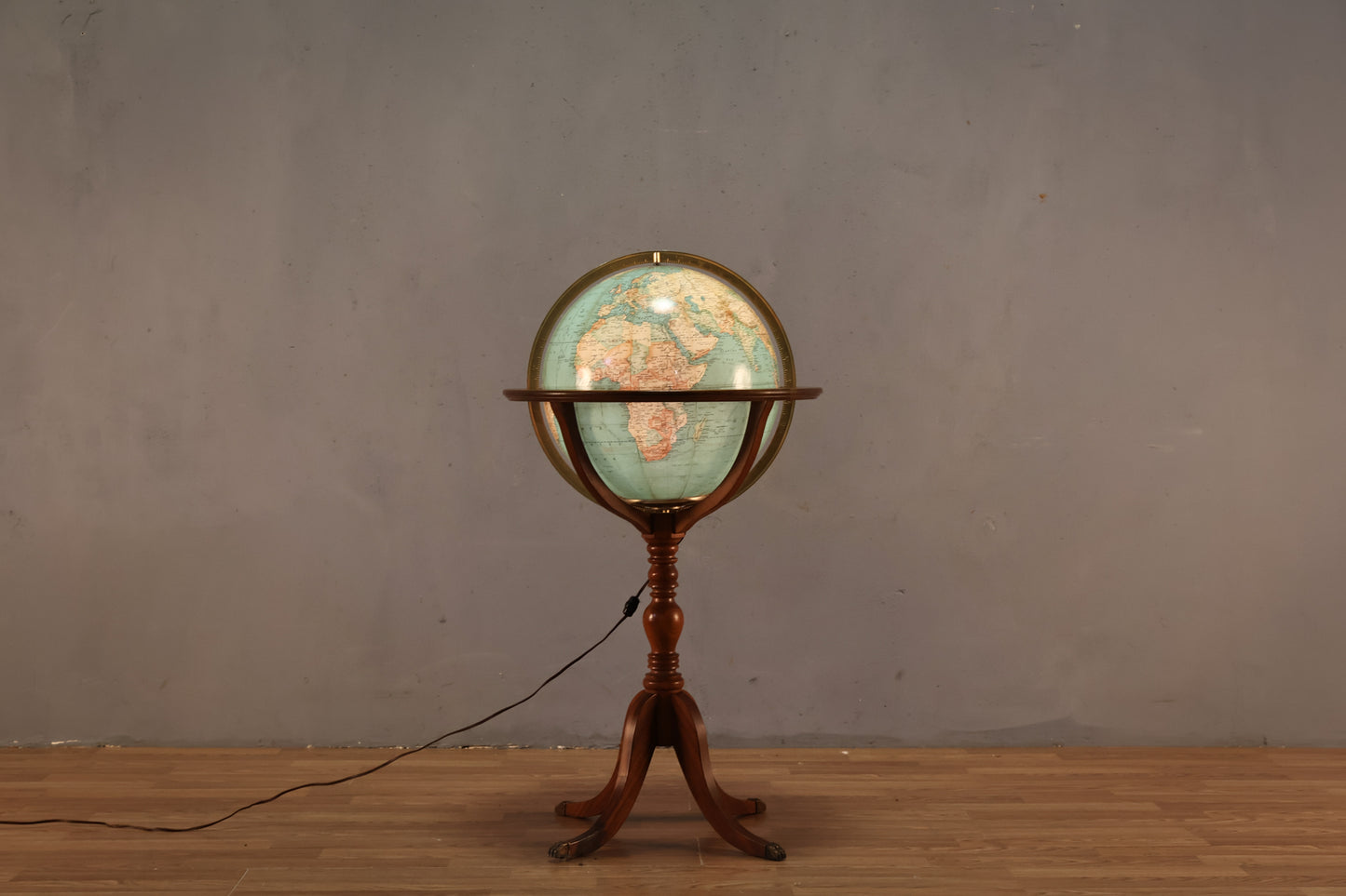 Rand McNally Illuminated Standing Globe