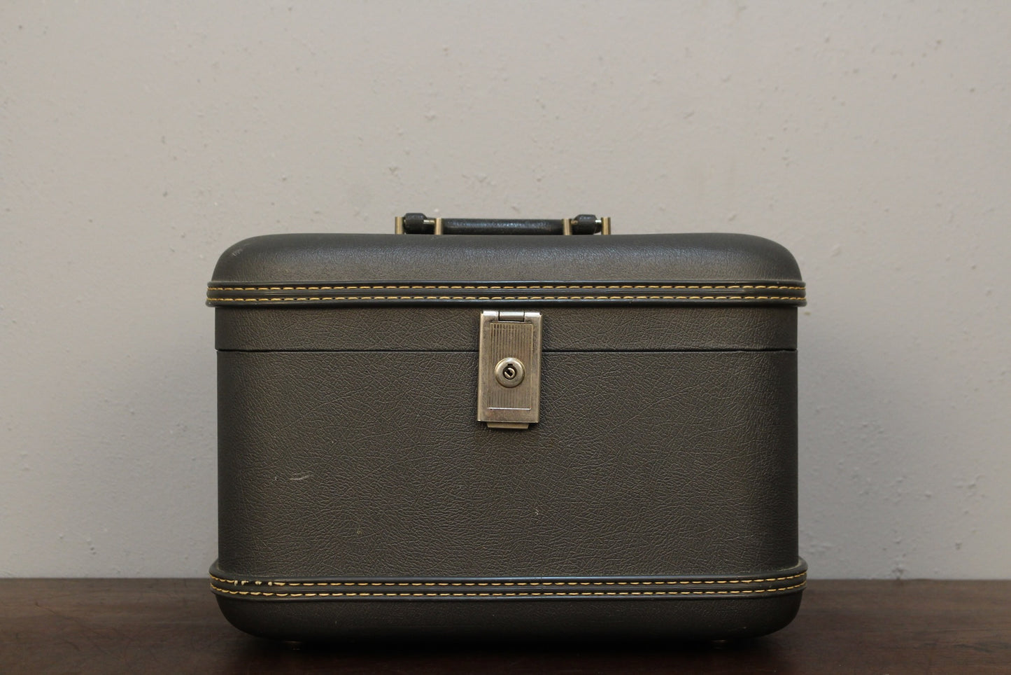 Mid Century Slate Train Case