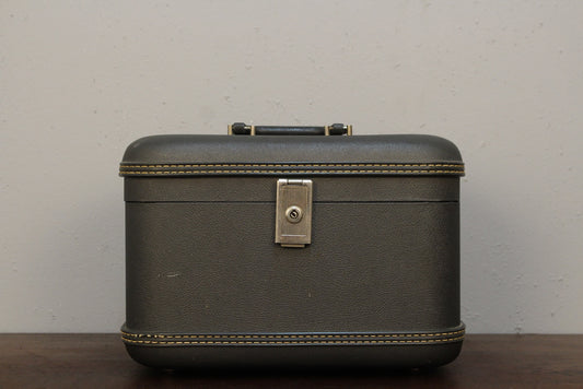 Mid Century Slate Train Case