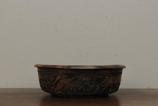 Carved Wood Bowl