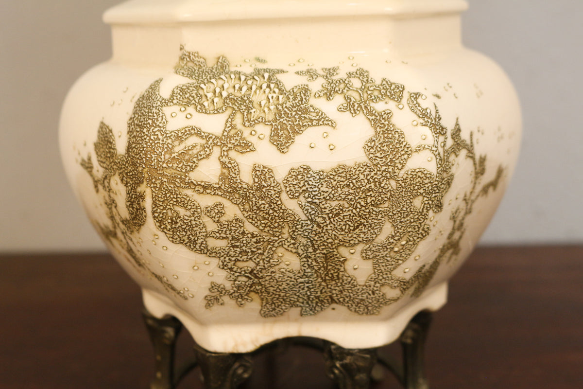 Porcelain & Brass Table Lamp