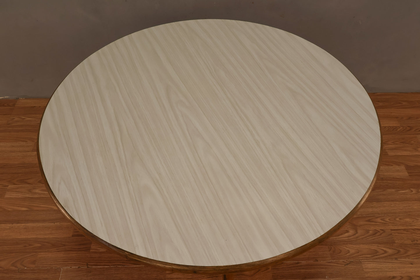 Bamboo & Laminate Round Kitchen Table - ONLINE ONLY