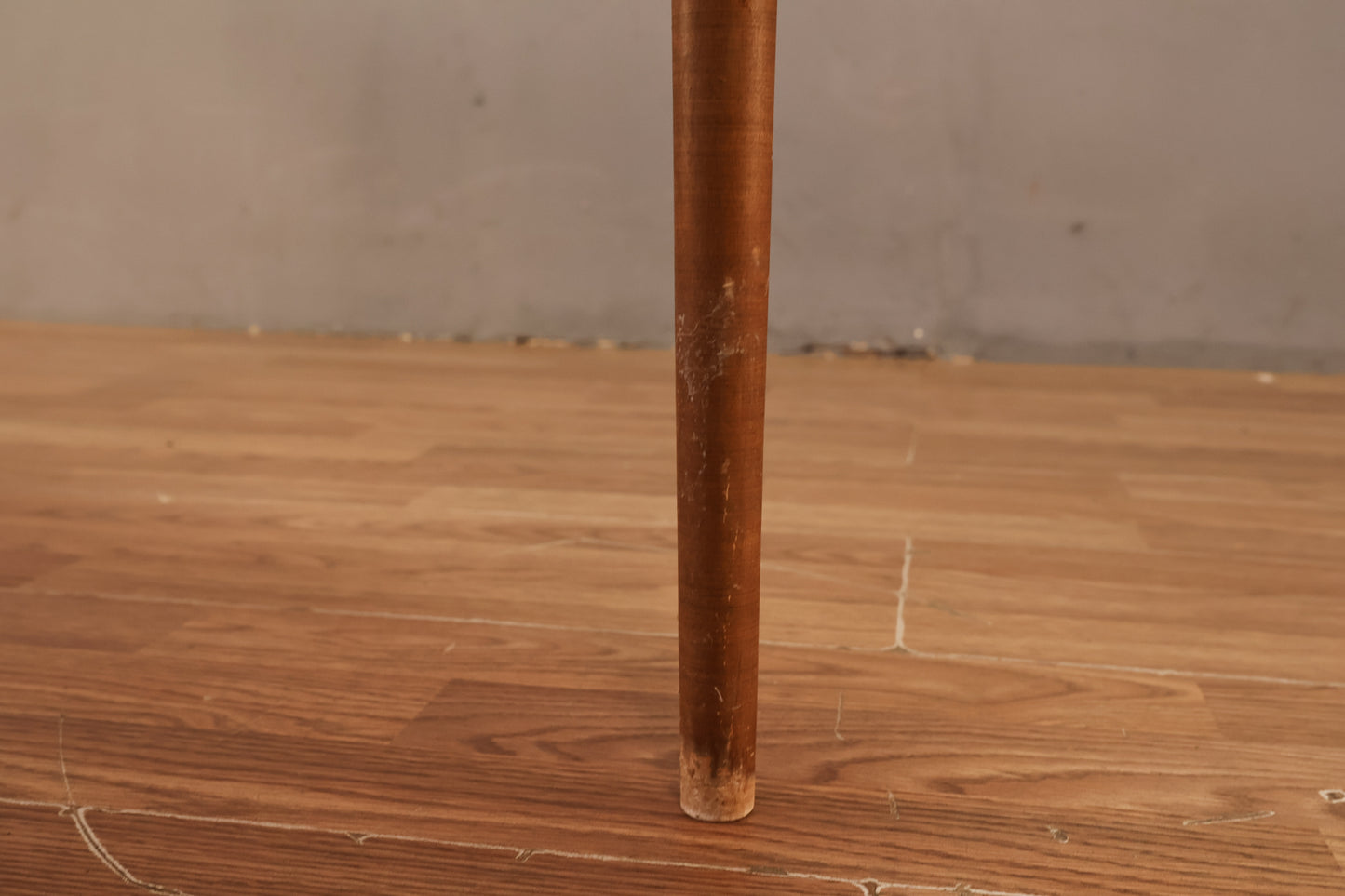 Large Simple Walnut Triangle Table - ONLINE ONLY