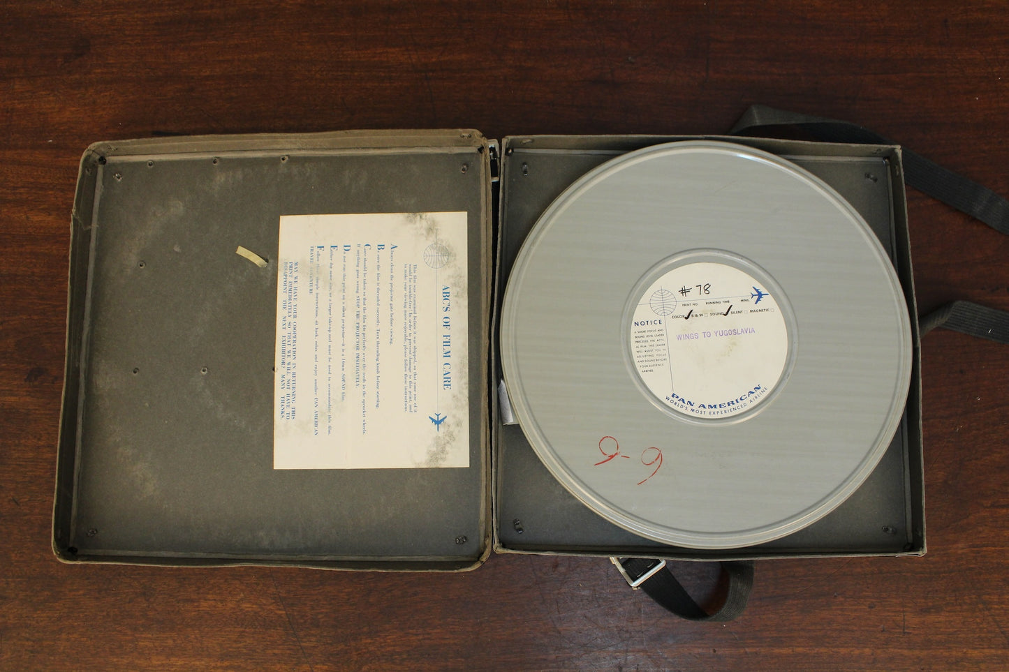 1960s Pan Am 16mm Film Reels