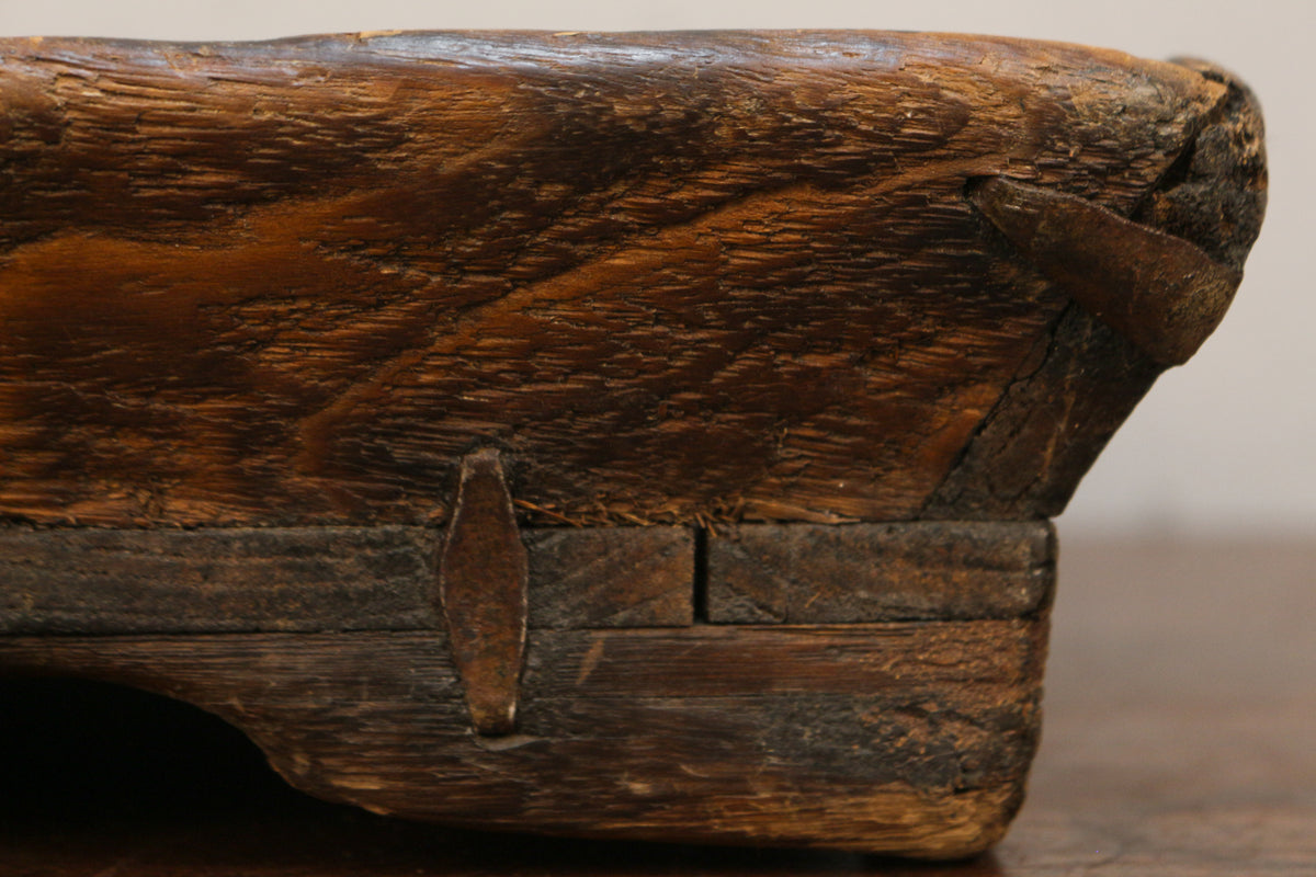 Large Antique Chinese Wooden Tray