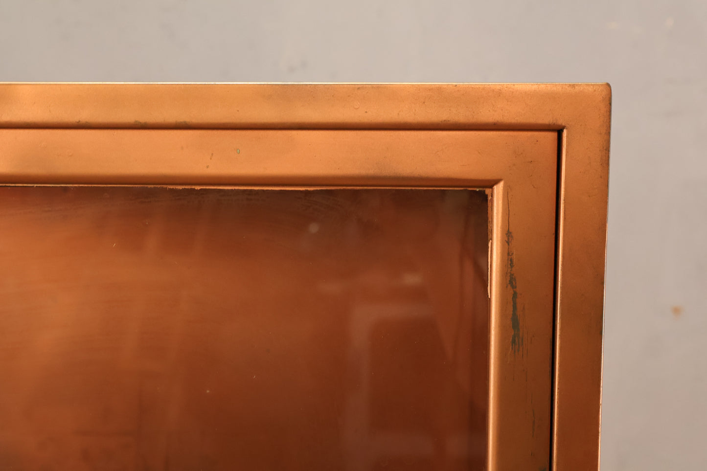 Copper-Painted 3-Tier Barrister Bookcase - ONLINE ONLY